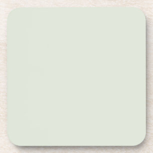 Posavasos Pares de color sólido verde claro Mint PPG1127-1