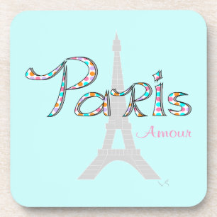 Posavasos PARIS Amour con Torre Eiffel