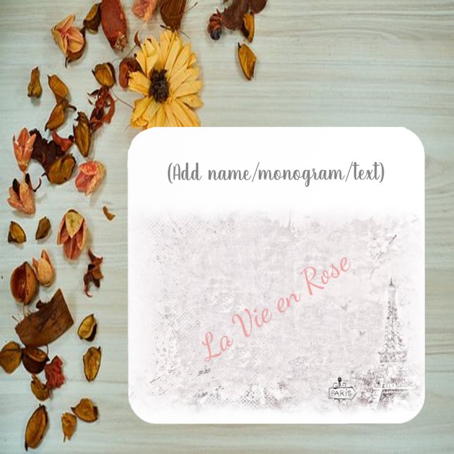 Posavasos París Feminine La Vie En Rosa (Subido por el creador)