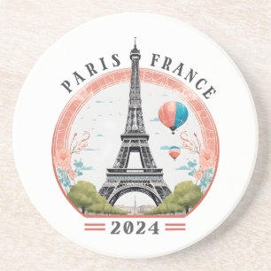 Posavasos Paris Francia 2024 Fleece Blankets, Torre Eiffel