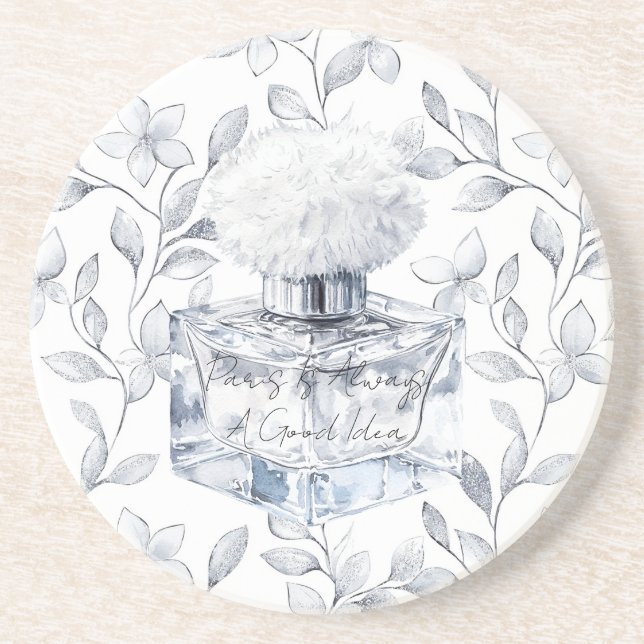 Posavasos París siempre es una buena idea perfume deja (Frente)