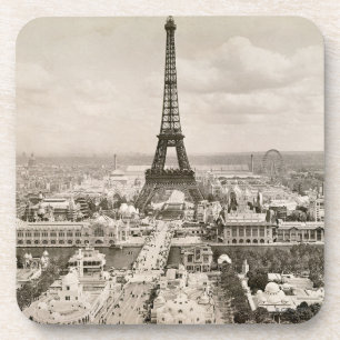 Posavasos París: Torre Eiffel, 1900