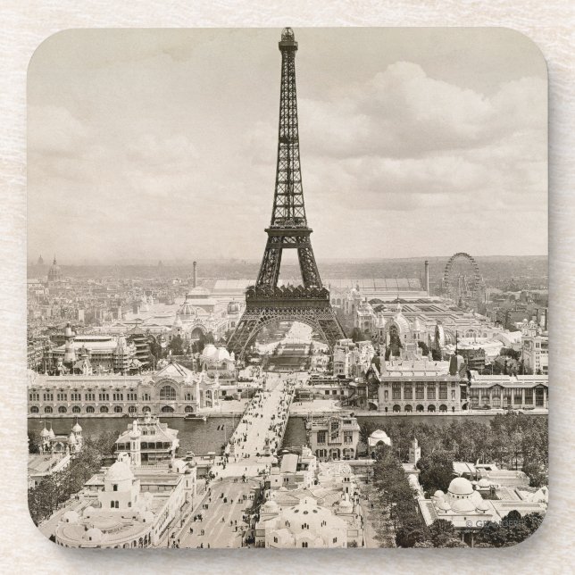 Posavasos París: Torre Eiffel, 1900 (Frente)
