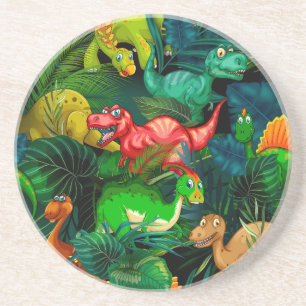 Posavasos Parque Dinosaur