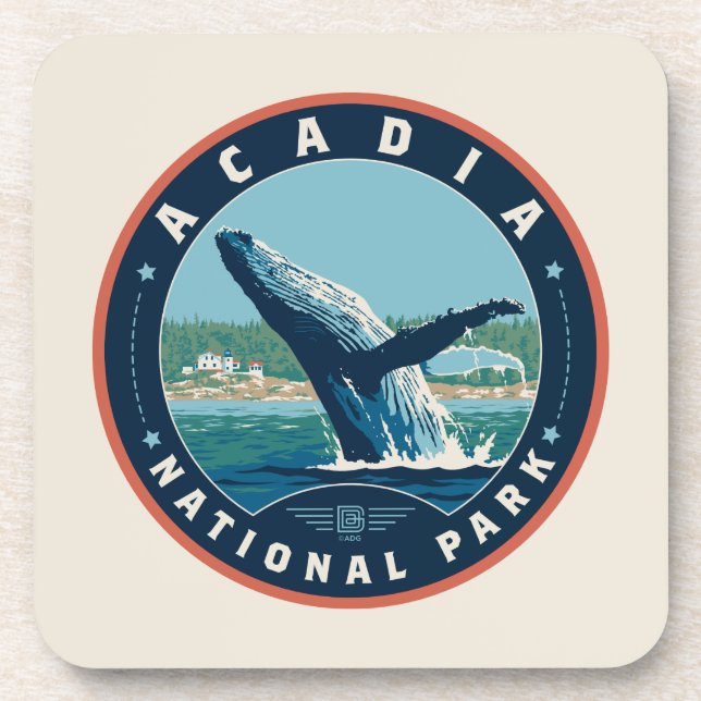 Posavasos Parque nacional Acadia (Frente)