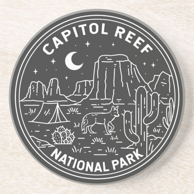 Posavasos Parque nacional Capitol Reef Monoline   (Frente)
