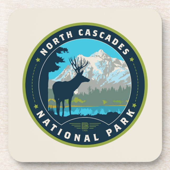 Posavasos Parque nacional Cascades del Norte (Frente)