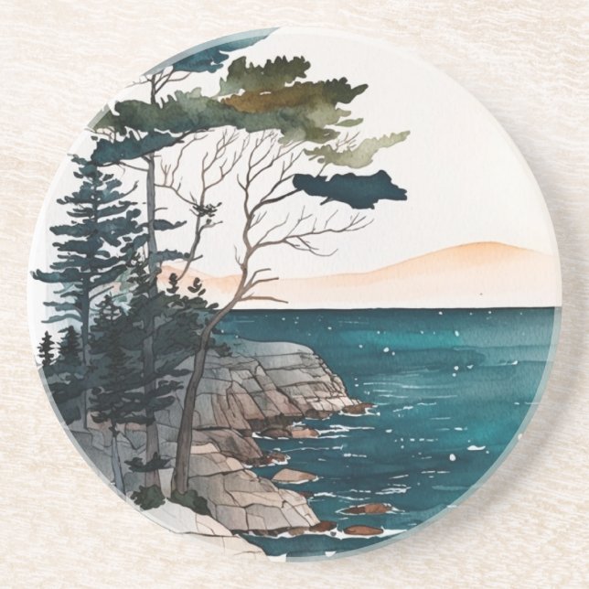 Posavasos Parque nacional de Acadia (Frente)
