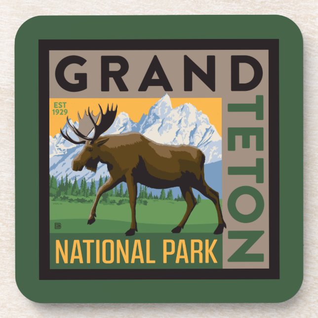 Posavasos Parque nacional de Grand Teton (Frente)