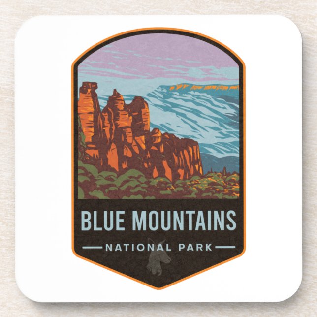 Posavasos Parque nacional de las Montañas Azules (Frente)