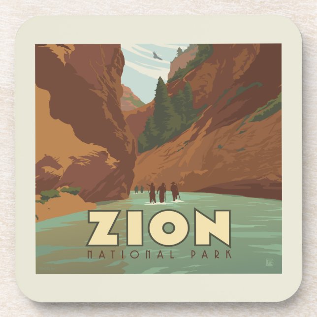 Posavasos Parque nacional de Zion | Las estrechas (Frente)