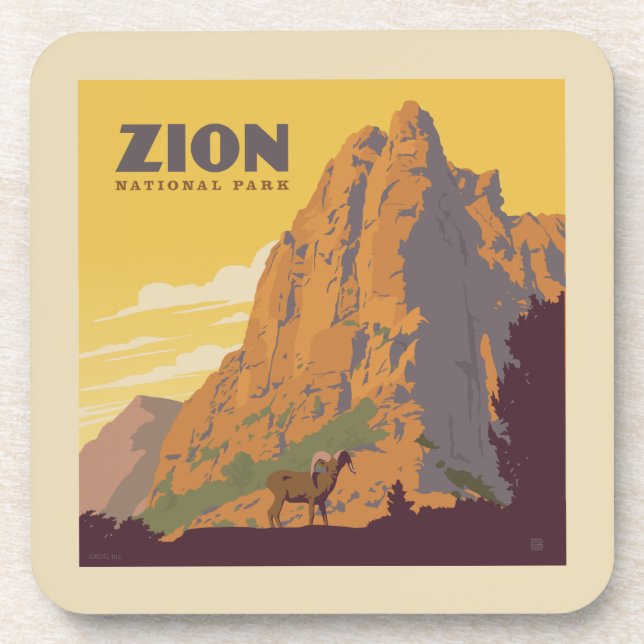 Posavasos Parque nacional de Zion | Ram (Frente)