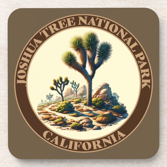 Posavasos Parque Nacional del Árbol Joshua, California (Frente)