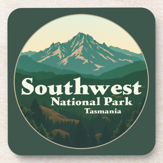 Posavasos Parque nacional del Suroeste de Tasmania (Frente)