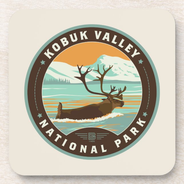 Posavasos Parque nacional del Valle de Kobuk (Frente)