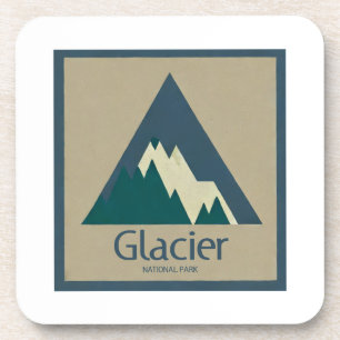 Posavasos Parque nacional Glacier Rustic