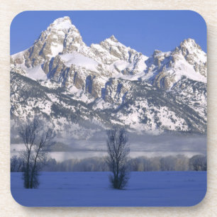 Posavasos PARQUE NACIONAL GRAND TETON, WYOMING. EE. UU. Nieb