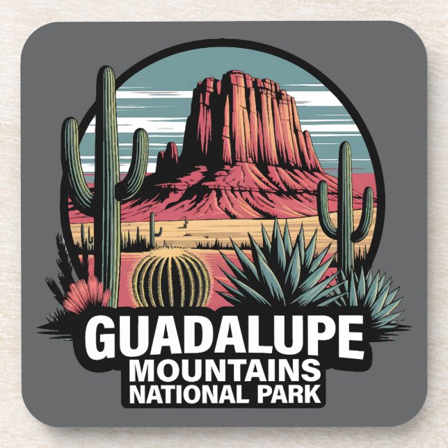 Posavasos Parque Nacional Montañas Guadalupe Texas (Frente)