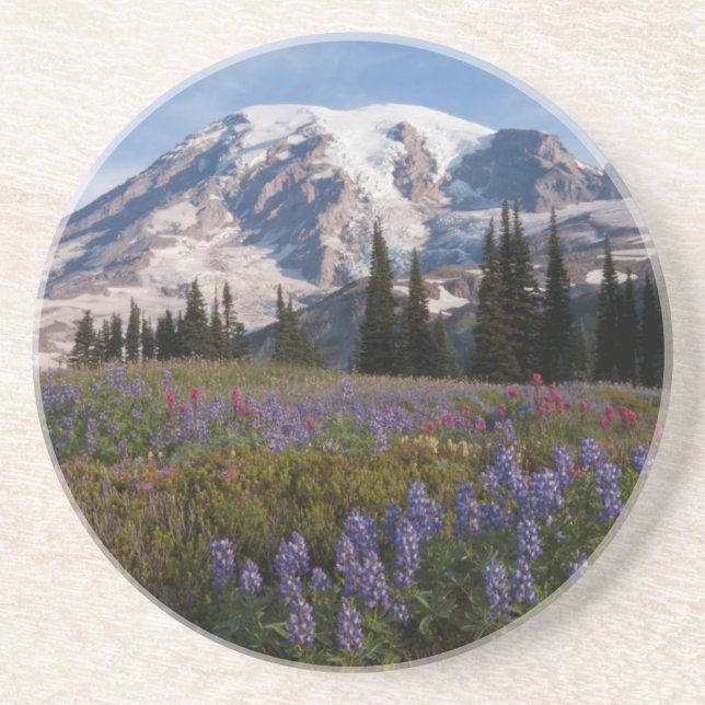 Posavasos Parque Nacional Mount Rainier, Monte Rainier 3 (Frente)