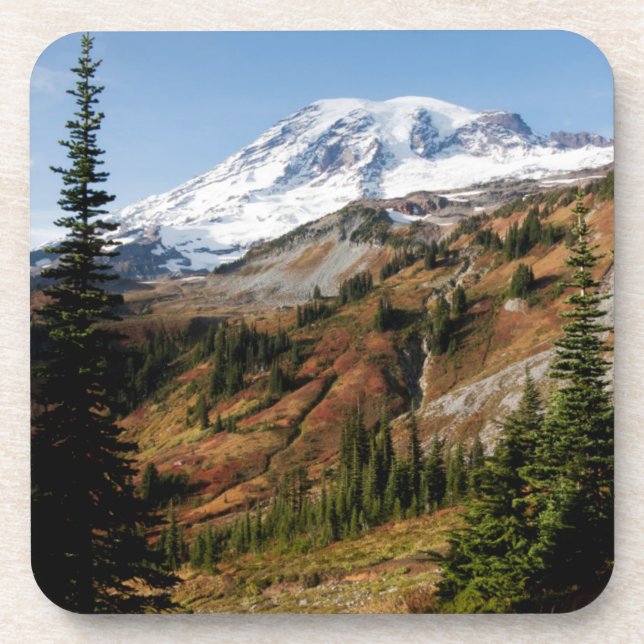 Posavasos Parque Nacional Mount Rainier, otoño (Frente)