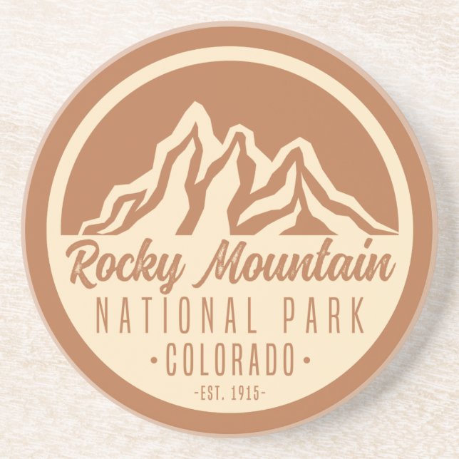 Posavasos Parque nacional Rocky Mountain Colorado (Frente)