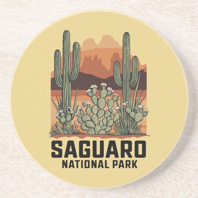 Posavasos Parque nacional Saguaro Cactus (Frente)