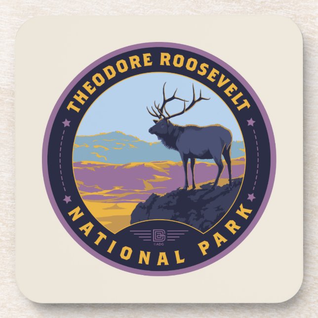 Posavasos Parque nacional Theodore Roosevelt (Frente)
