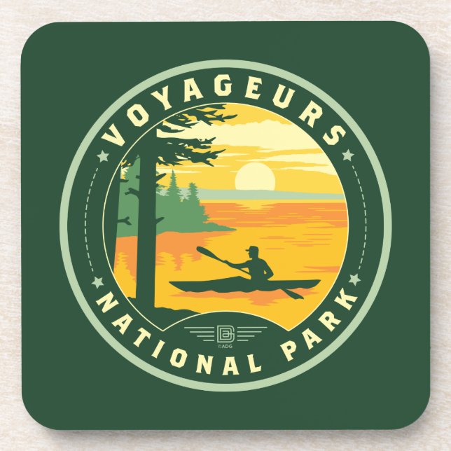 Posavasos Parque nacional Voyageurs (Frente)