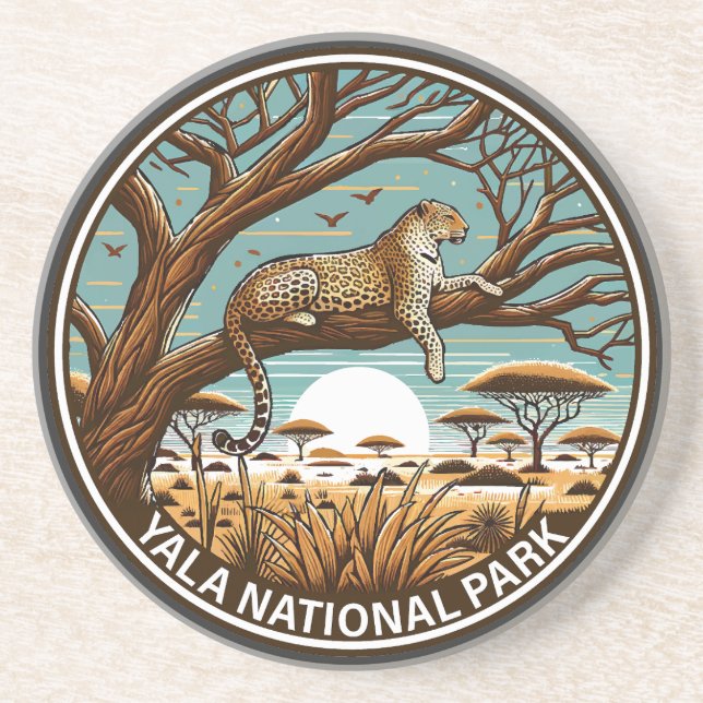 Posavasos Parque nacional Yala Sri Lanka (Frente)