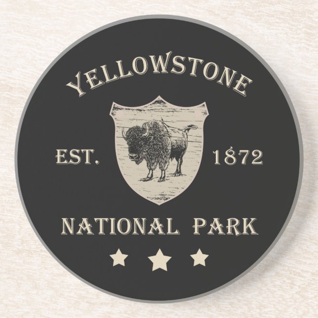 Posavasos parque nacional yellowstone (Frente)