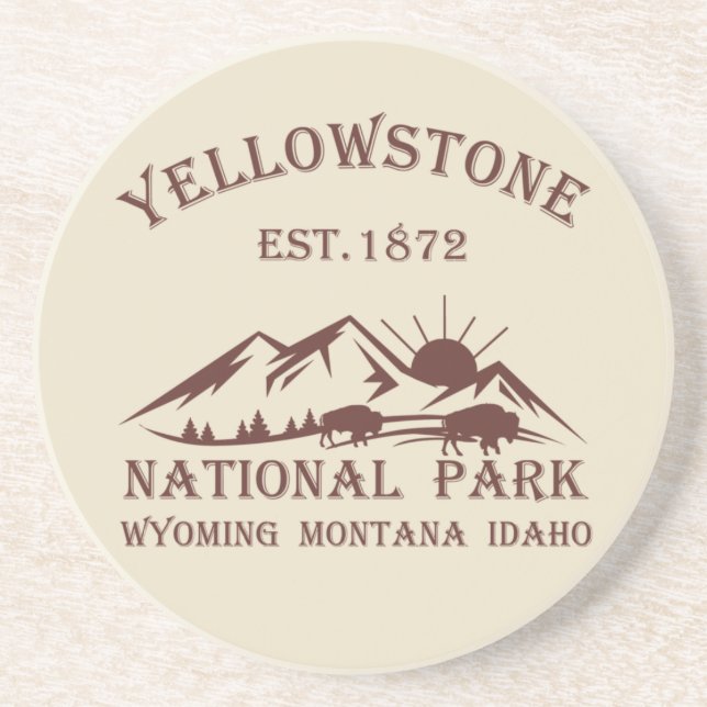 Posavasos Parque nacional Yellowstone (Frente)