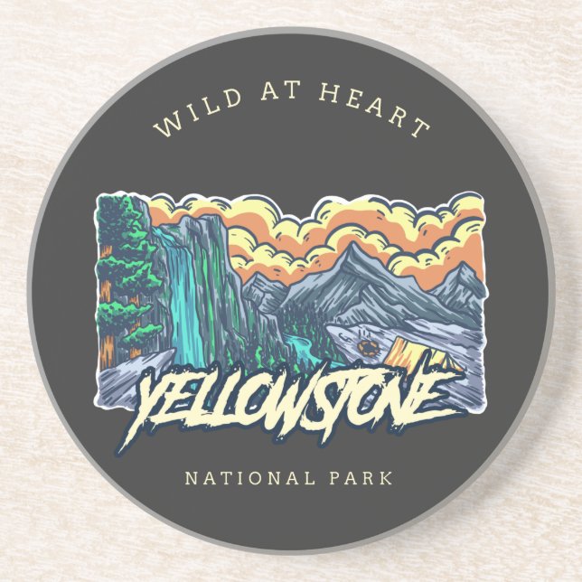 Posavasos Parque nacional Yellowstone (Frente)