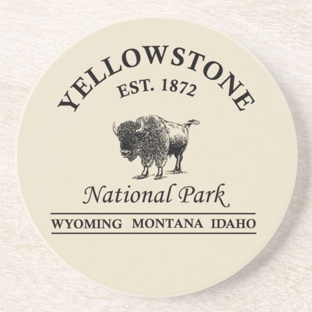 Posavasos Parque nacional Yellowstone (Frente)