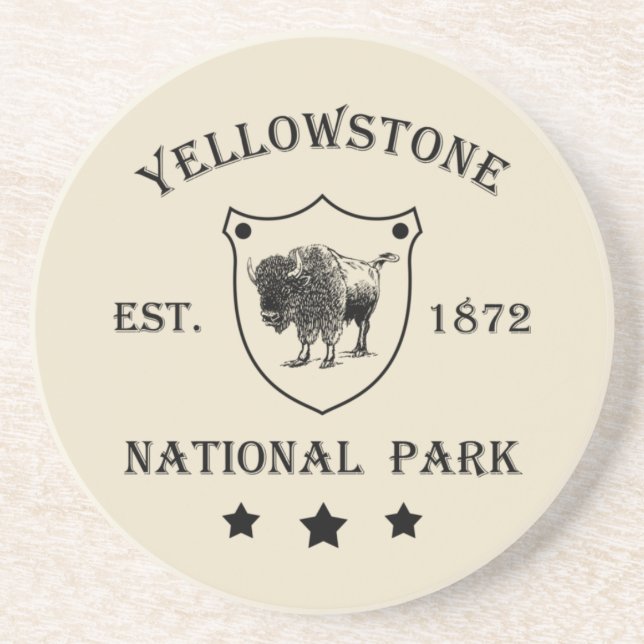 Posavasos Parque nacional Yellowstone (Frente)