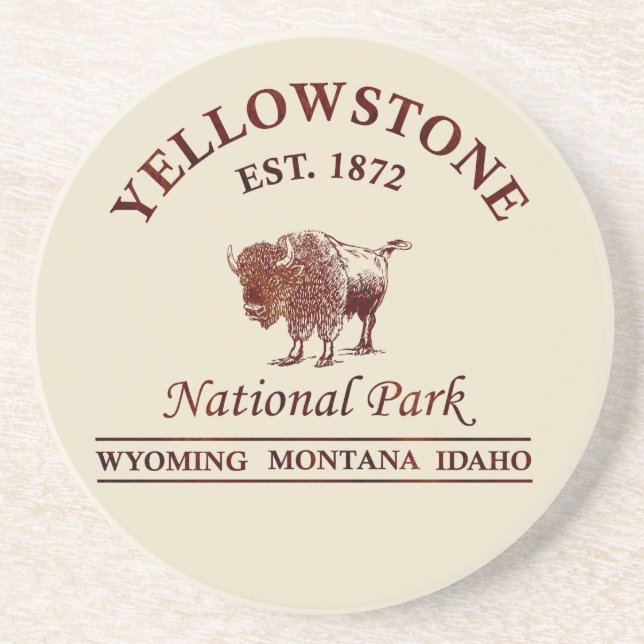 Posavasos Parque nacional Yellowstone (Frente)
