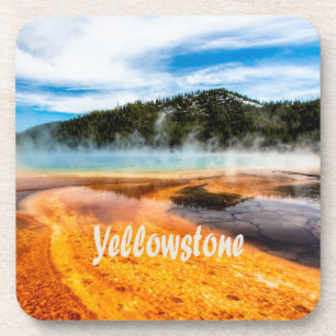 Posavasos Parque Nacional Yellowstone Montañas Naturales An