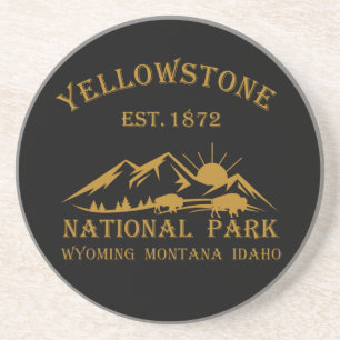 Posavasos Parque Nacional Yellowstone Vintage