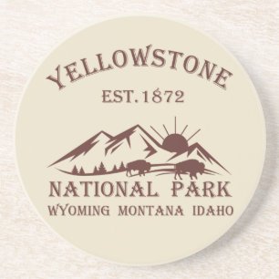 Posavasos Parque Nacional Yellowstone Vintage