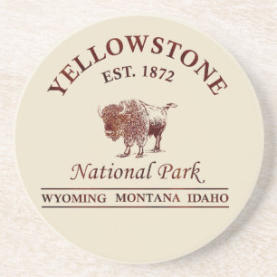 Posavasos Parque Nacional Yellowstone Vintage