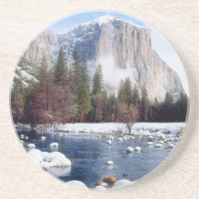 Posavasos Parque Nacional Yosemite en invierno (Frente)