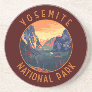 Posavasos Parque nacional Yosemite Sunset