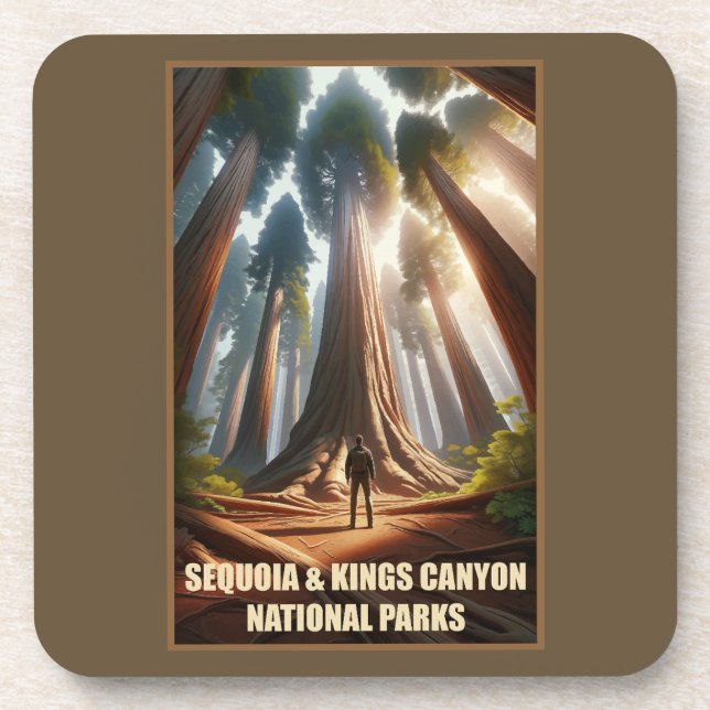 Posavasos Parques nacionales del Cañón Sequoia y Kings (Frente)
