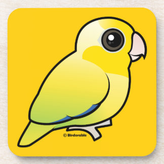 Posavasos Parrotlet pacífico amarillo