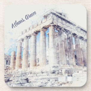 Posavasos Partenón de antiguos lugares en Atenas, Grecia