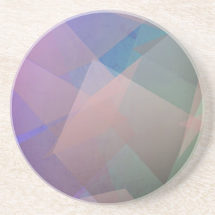 Posavasos Partículas abstractas voladoras   Formas geométric