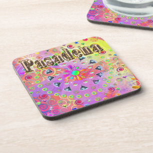 Posavasos Pasadena Lucky Golden Coaster