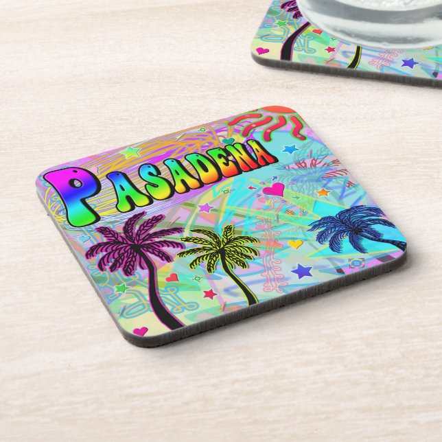 Posavasos Pasadena Montaña Rusa de Romance Intenso (Lado Izquierdo)