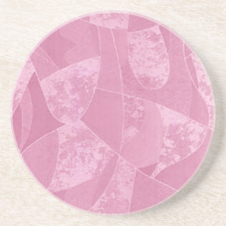Posavasos Pasamanos De Vidrio De Aleta Rosa