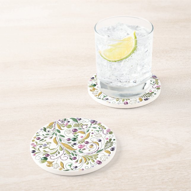 Posavasos Pascua - Arenisca - Círculo toscano (Lado)