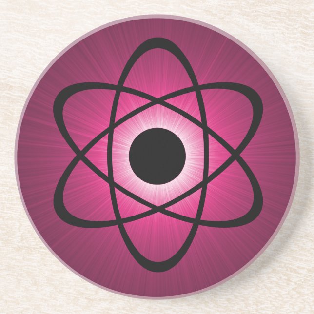 Posavasos Pascua Atómica Nerdy, Rosa (Frente)